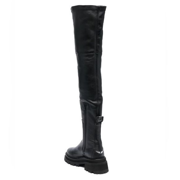 NIB Zadig & Voltaire Ride Chelsea High Smooth Leather Over the Knee Boots 38 - Picture 2 of 14